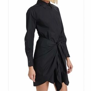 DEREK LAM 10 CROSBY CHARLOTTE TIE WAIST SHIRTDRESS